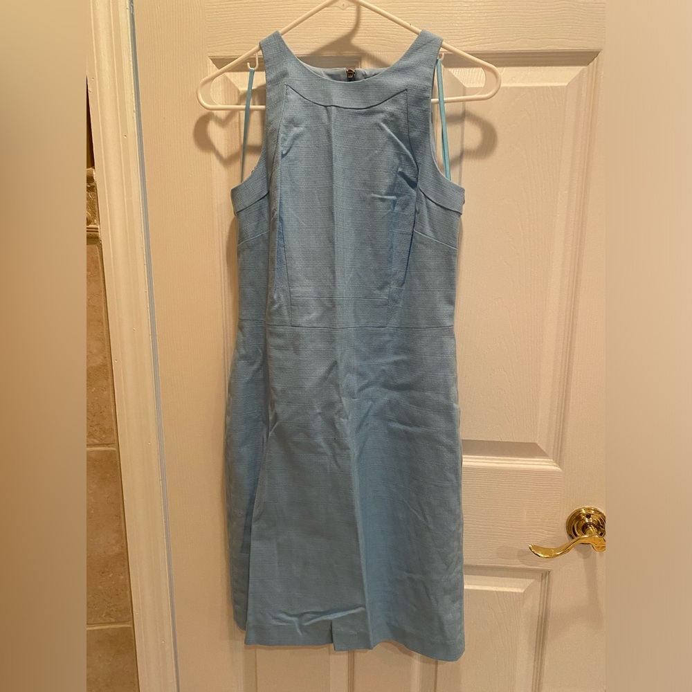 Ann Taylor new with tags a-line dress. Powder blue.